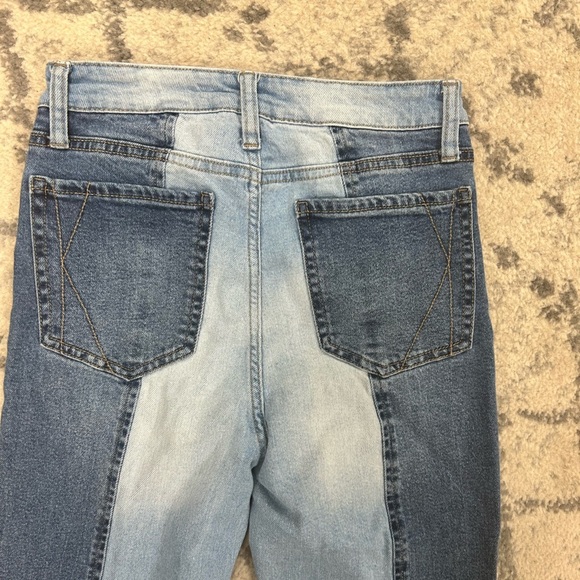 Kendall + Kylie The Ultra Babe Skinny Dual Tone Blue Jeans  size 5 27​ - Picture 6 of 6